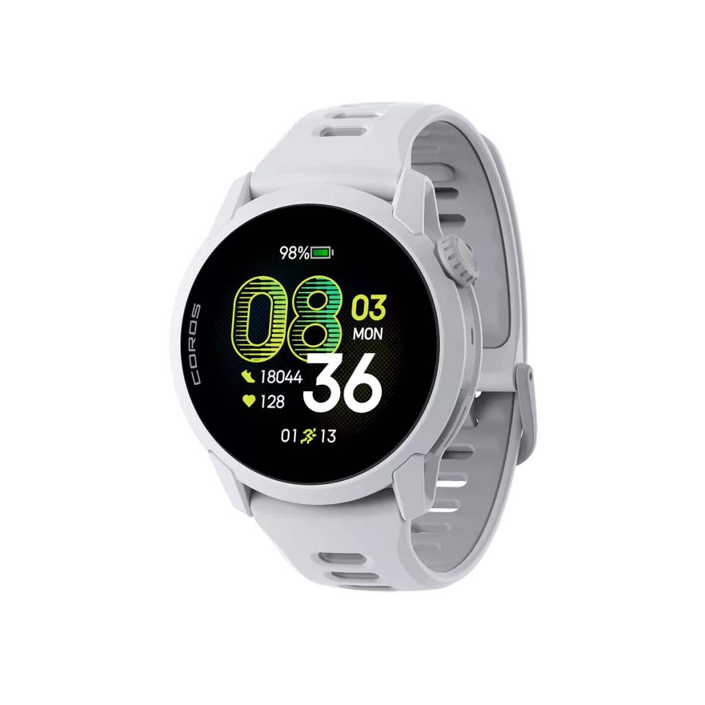 COROS PACE 4 White Silicone GPS running watch
