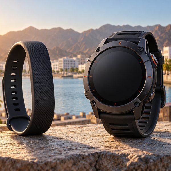 Health band and GPS sports watch comparison for customers in Oman