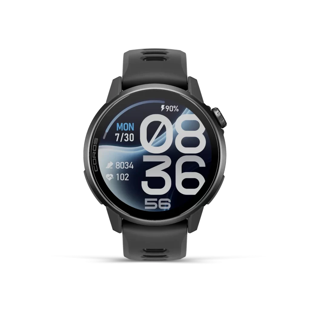 COROS PACE 4 Pro Black Silicone GPS multisport watch front