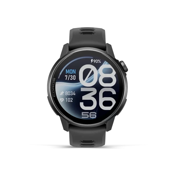 COROS PACE 4 Pro Black Silicone GPS multisport watch front