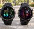 Garmin and COROS running watches side by side