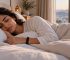 Person wearing a health band during sleep in Oman